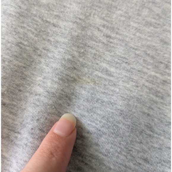 Sundance Catalog Gray Layered Pullover Hoodie Sweatshirt Tunic Size XL Striped - Picture 8 of 9